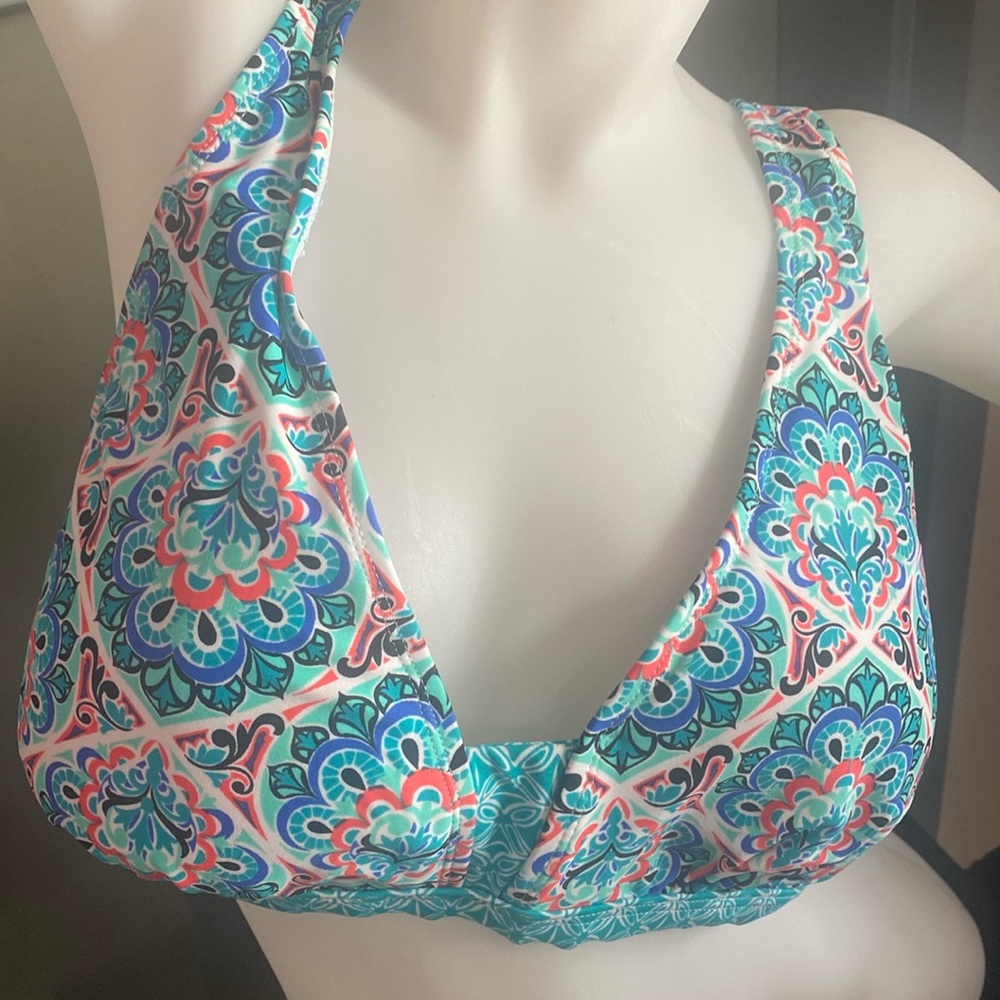Go Gossip Green Swimsuit Top Bikini Separates XL Padded Cups New 4/25